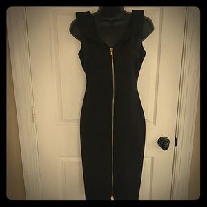 Business casual zipper dress
